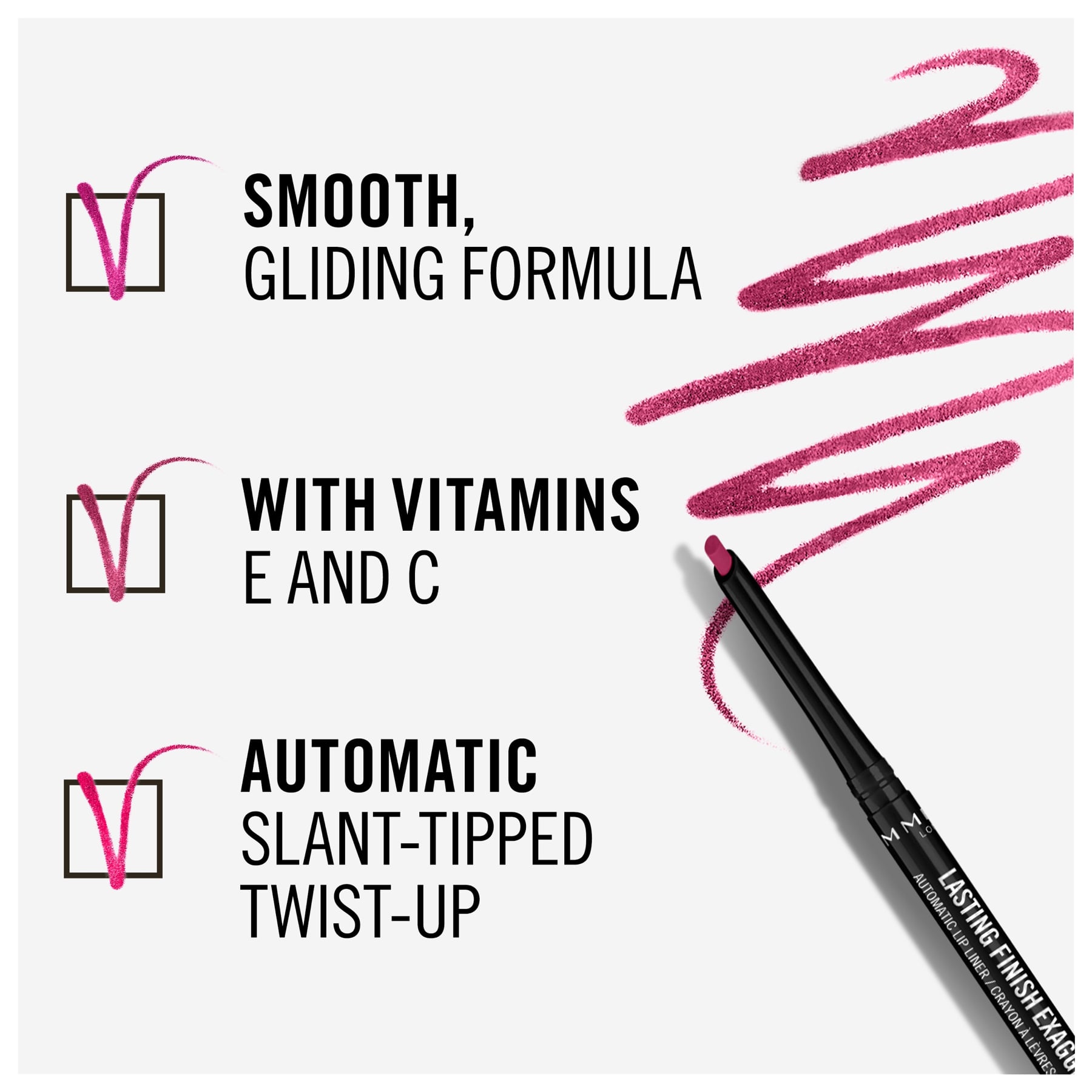Lasting Finish Exaggerate Automatic Lip Liner 0.25g 105 Mauve Spell