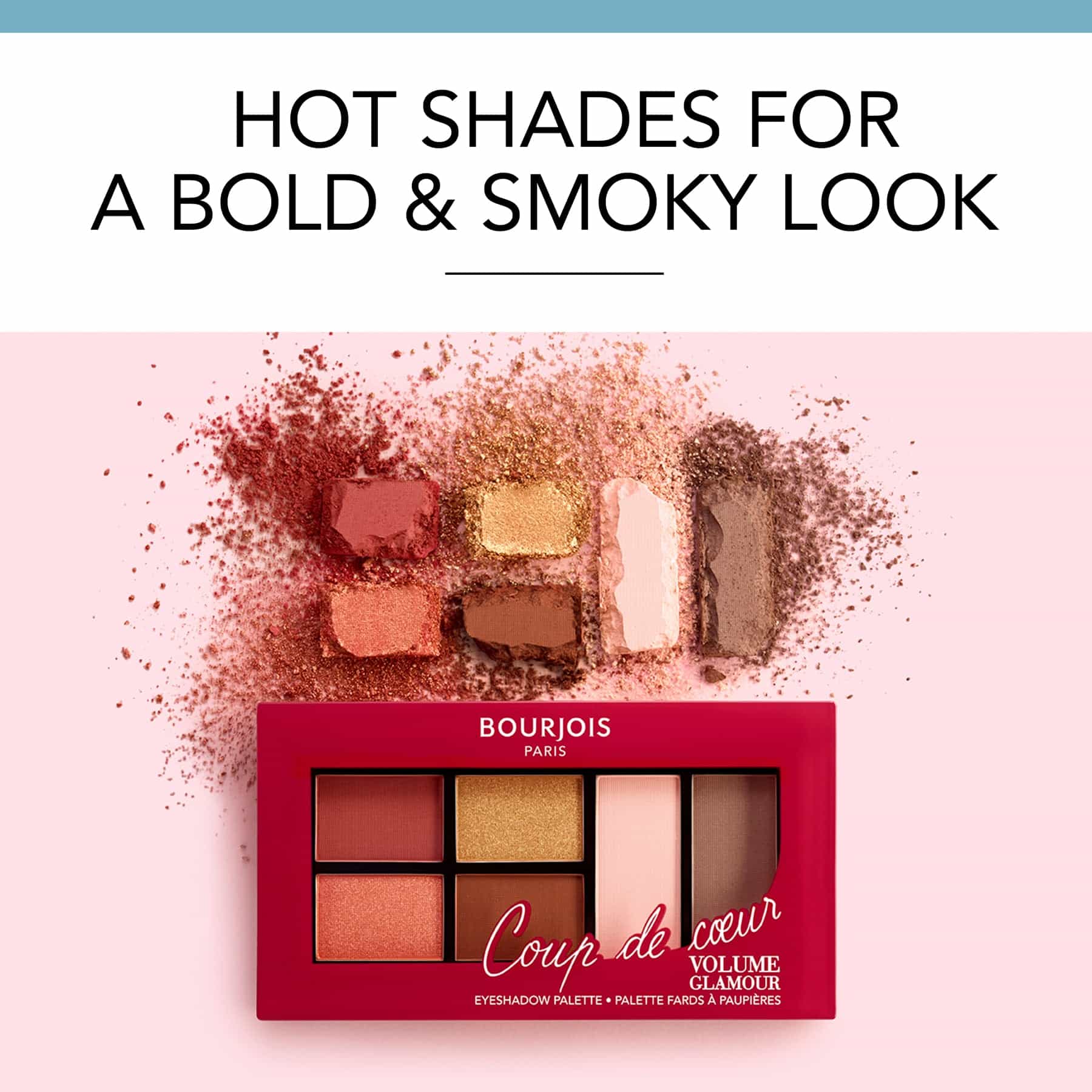 Volume Glamour Eyeshadow Palette - 6 shades 001 Coup de Coeur