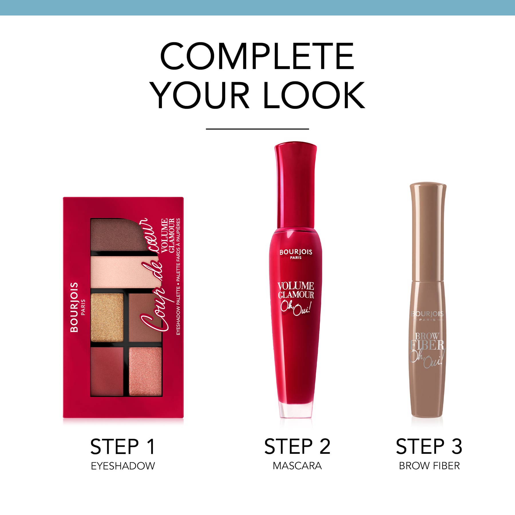 Volume Glamour Eyeshadow Palette - 6 shades 001 Coup de Coeur