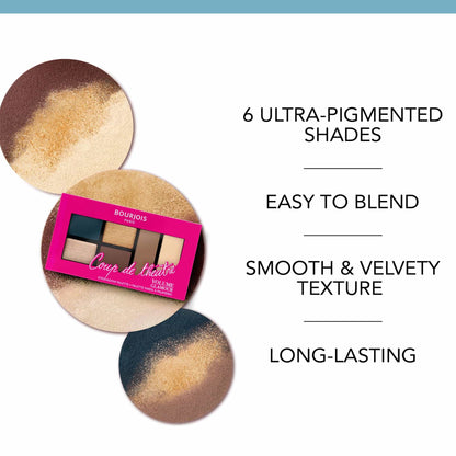 Volume Glamour Eyeshadow Palette - 6 shades 003 Coup de Theatre