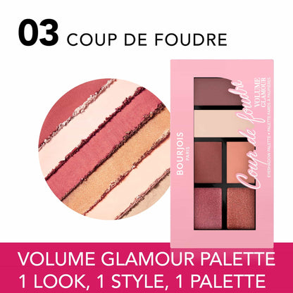 Volume Glamour Eyeshadow Palette - 6 shades 002 Coup de Foudre