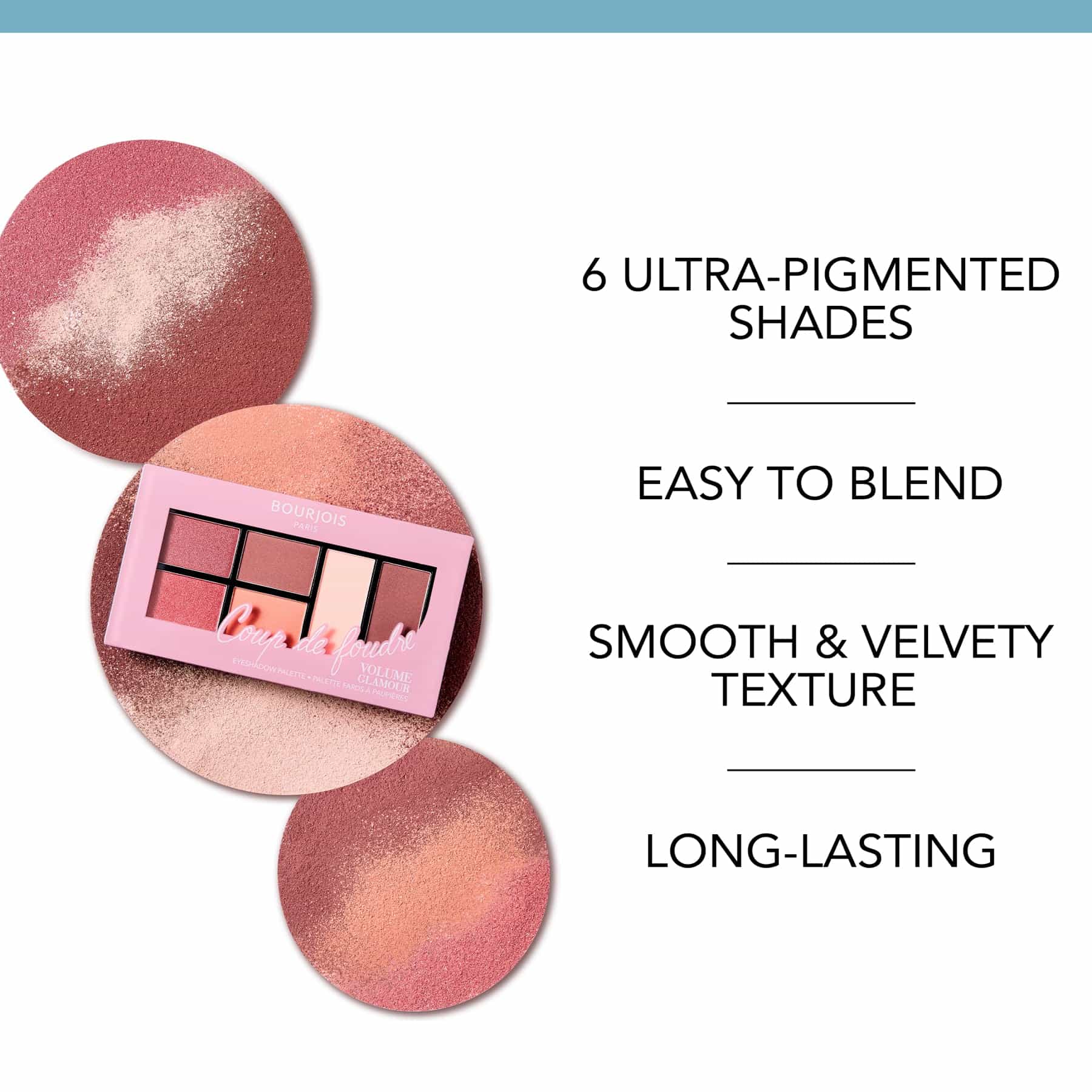 Volume Glamour Eyeshadow Palette - 6 shades 002 Coup de Foudre