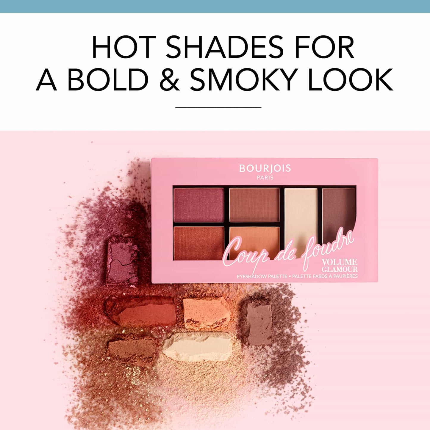 Volume Glamour Eyeshadow Palette - 6 shades 002 Coup de Foudre