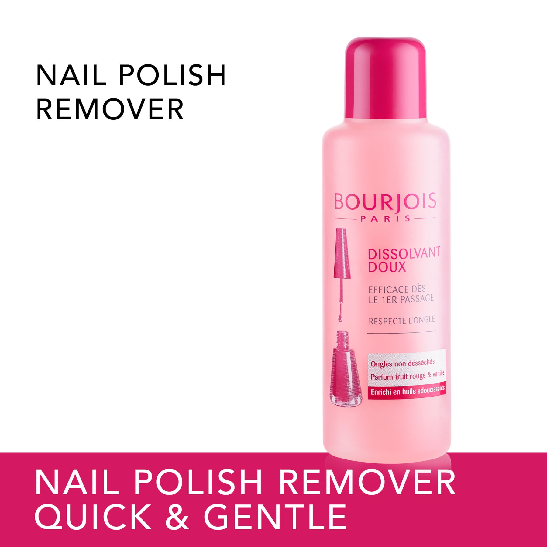 Gentle Nail Polish Remover 125ml Clear