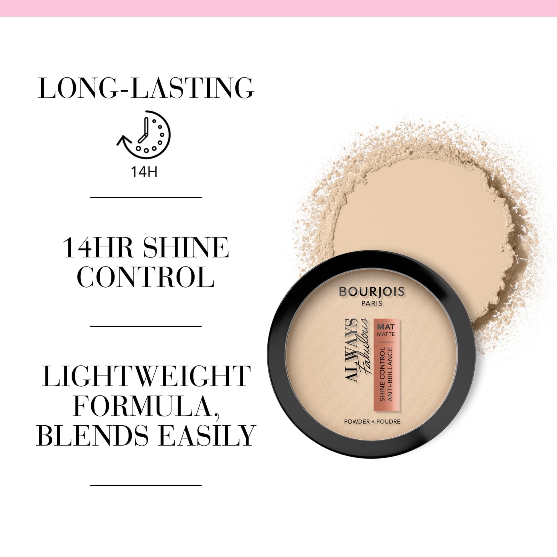 Always Fabulous Matte Pressed Powder 10g 108 Apricot Ivory|10g