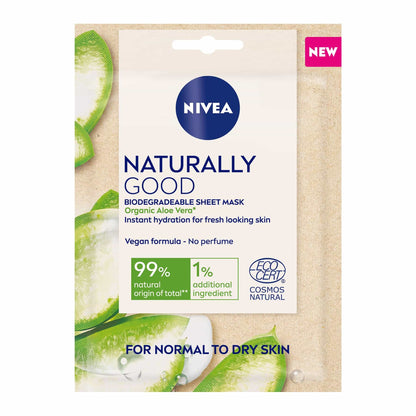 Naturally Good Organic Aloe Vera Sheet Mask 1pc