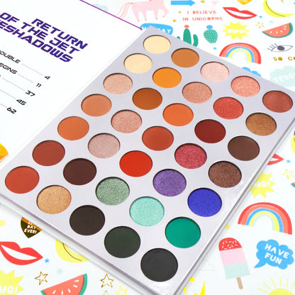 Return of the Jet Book 4 Eyeshadow Palette 35 shades 38g