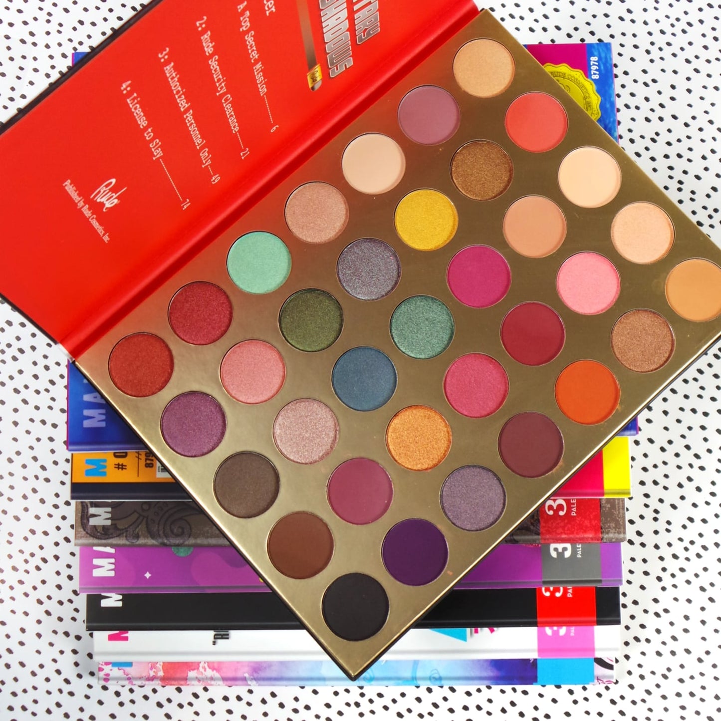 Rudementary Speyeshadows Book 7 Eyeshadow Palette 35 shades 38g