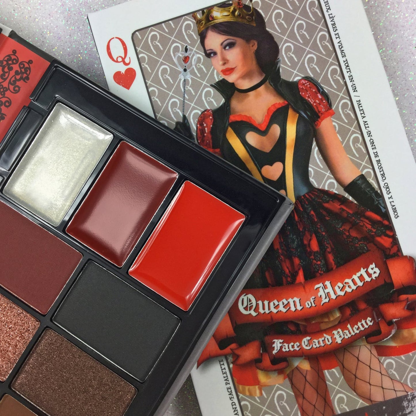 Face Card Palette Queen of Hearts 11 shades Queen of Hearts|14.6g