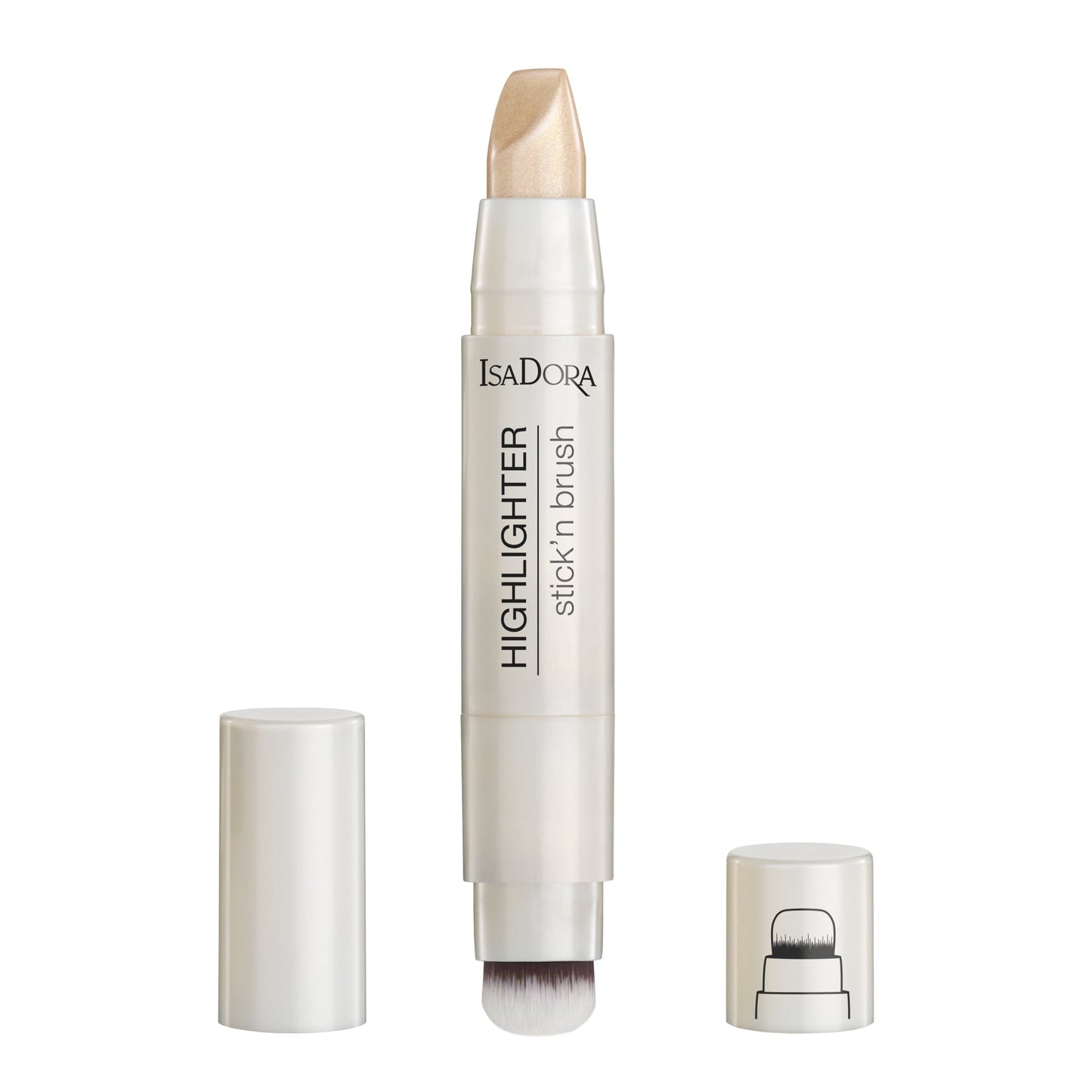 Highlighter Stick'n Brush 3.6g 21 Sparkling Beige|3.6g