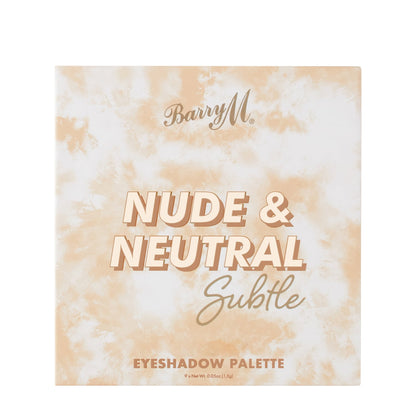 Nude & Neutral Eyeshadow Palette Subtle|13.5g