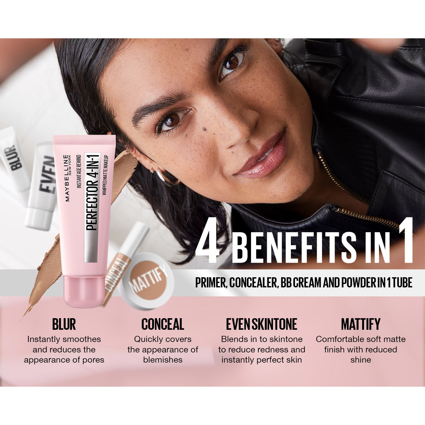 Instant Perfector 4-in-1 Whipped Matte Makeup 30ml 3 Medium|30ml