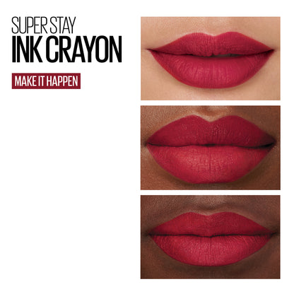 Superstay Ink Crayon Lipstick Matte 55 Make It Happen