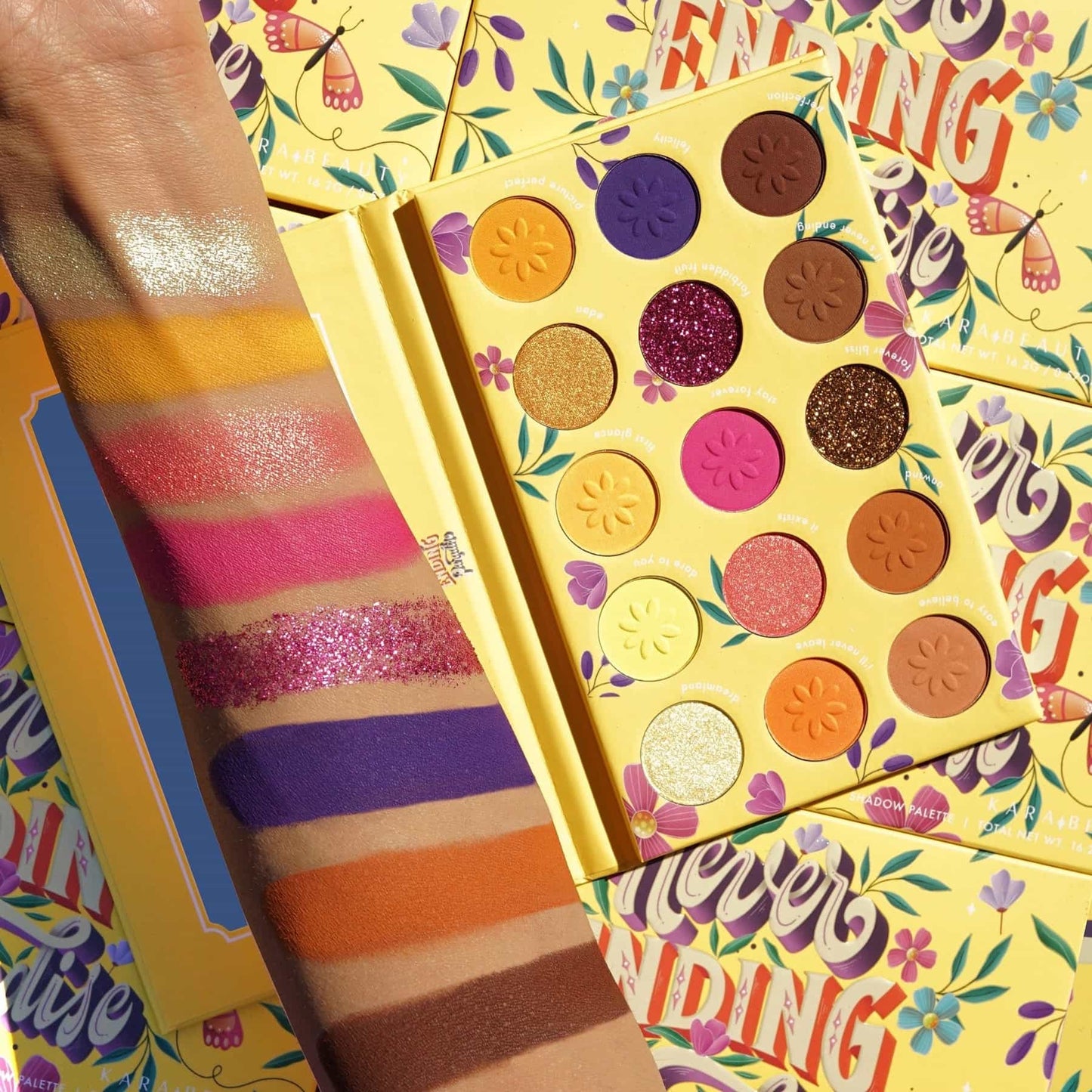 Eyeshadow Palette - 15 shades 118 Blissful: Never Ending Paradise|0.6oz