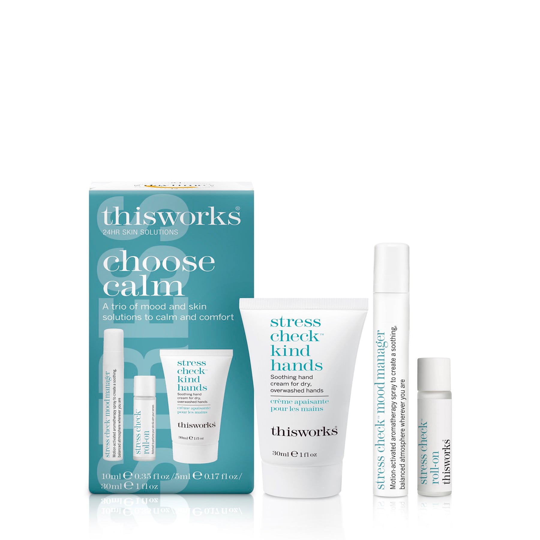 This Works Choose Calm Mood and Skin Solution Kit 5ml + 10ml + 30ml