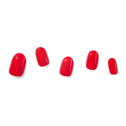 Glaze True Red Nail Strips