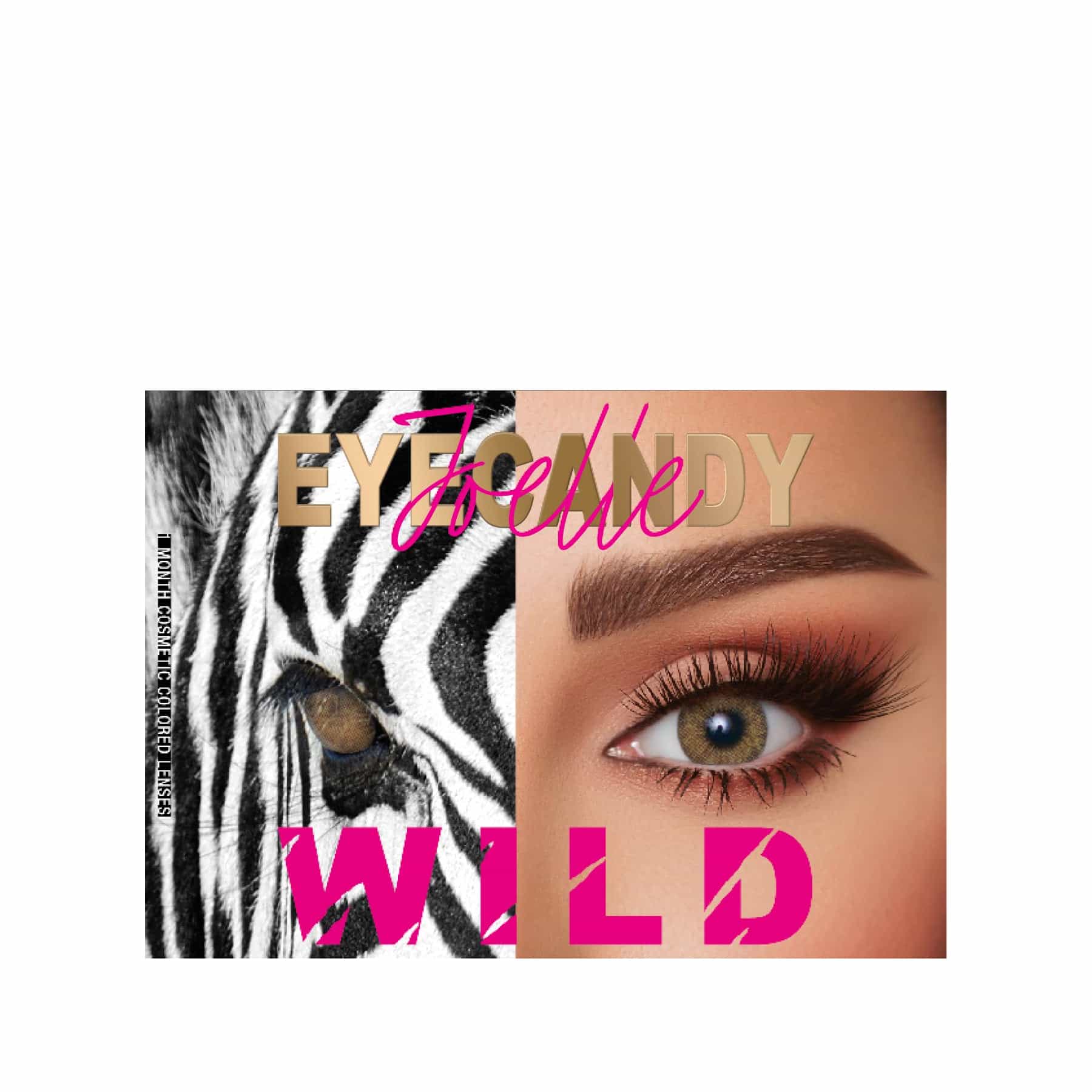 Monthly Colored Contact Lens B5 Zebra|93g