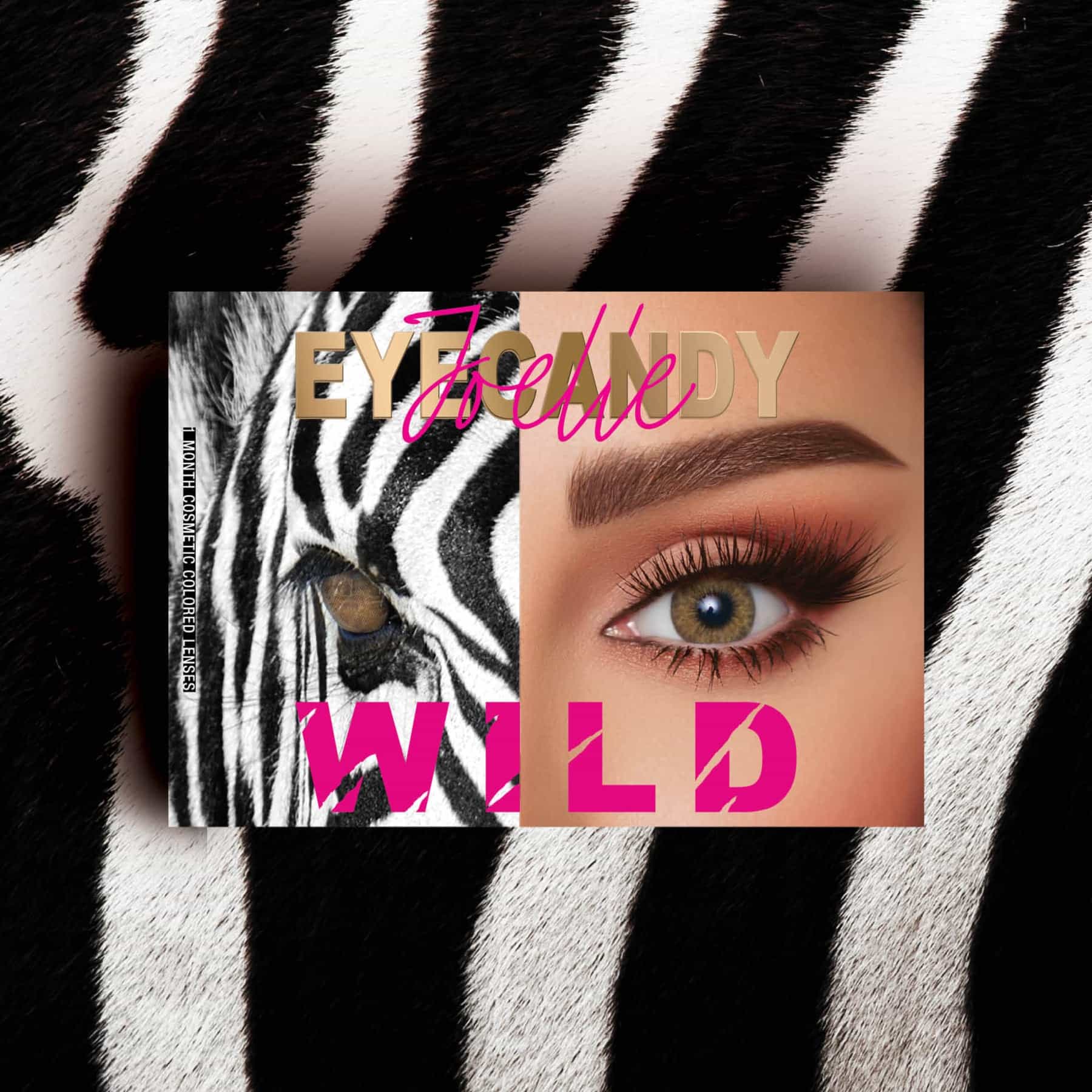 Monthly Colored Contact Lens B5 Zebra|93g