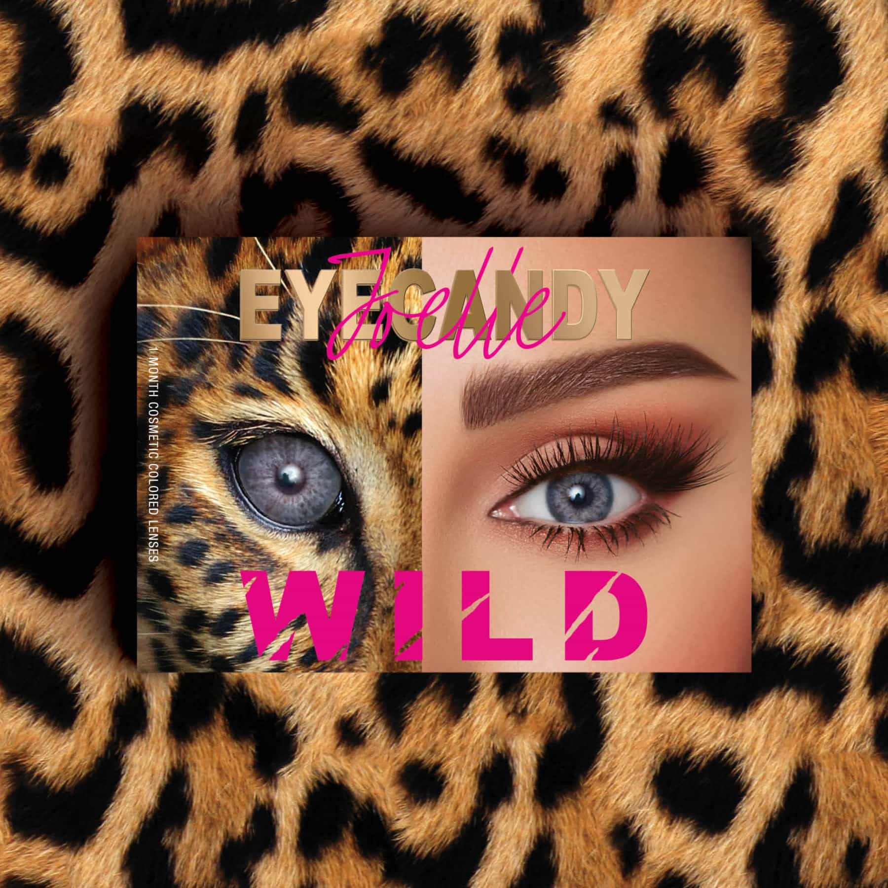 Monthly Colored Contact Lens B11 Leopard|93g