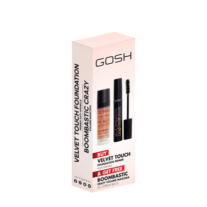 Velvet Touch Foundation and Boombastic Mascara Set 2 pcs extreme black