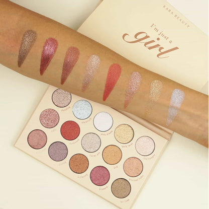 I'm Just a Girl Cream Eyeshadow Palette ES34 - 15 shades 12.9g