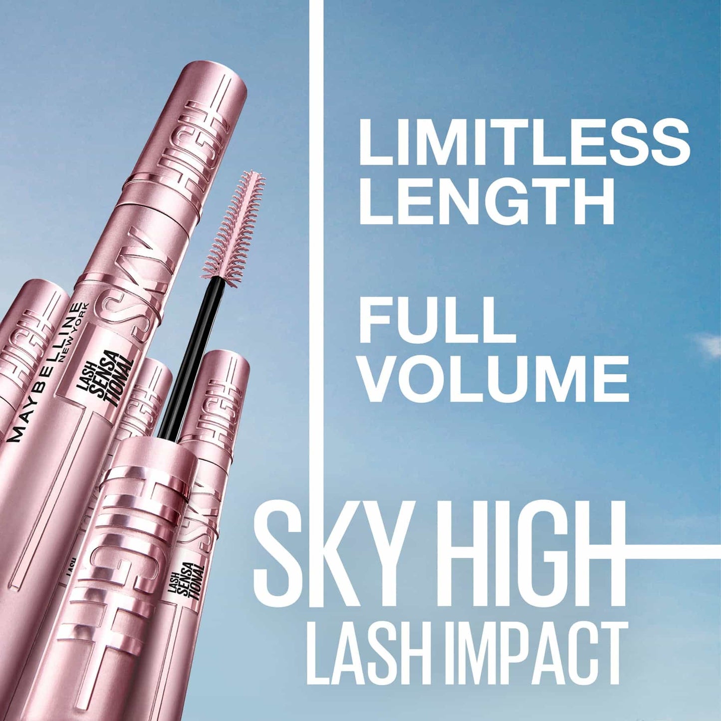 Maybelline Lash Sensational Sky High Mascara Black Black