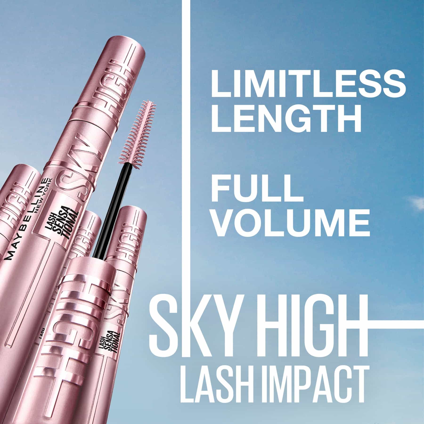Maybelline Lash Sensational Sky High Mascara Black Black