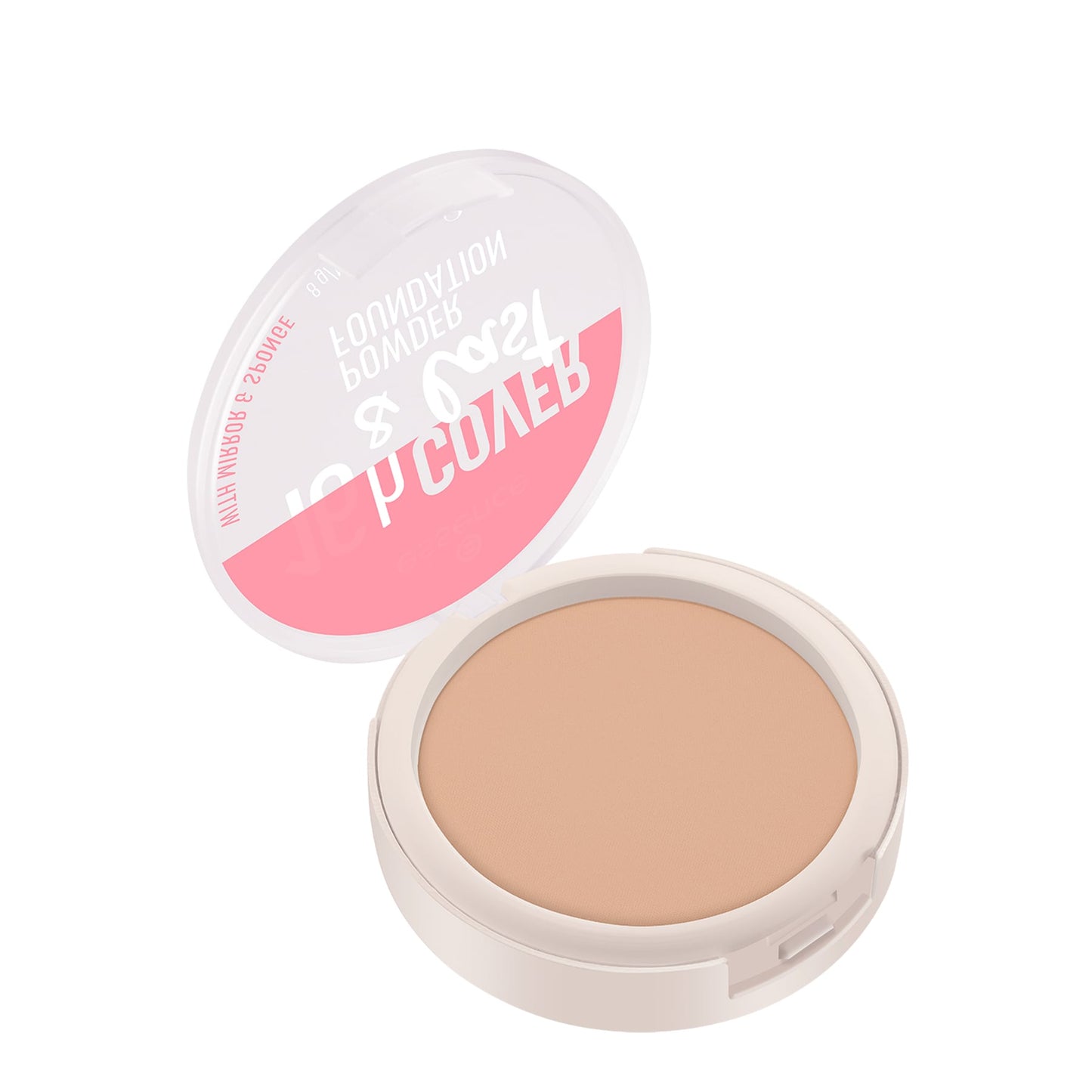 essence 16h COVER & Last Powder Foundation 8g 07 Natural Suede|8g