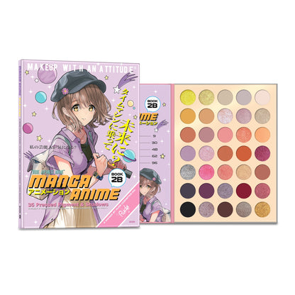 Manga Anime 35 Pressed Pigment & Shadows Palette - 35 shades Book 2B|38g