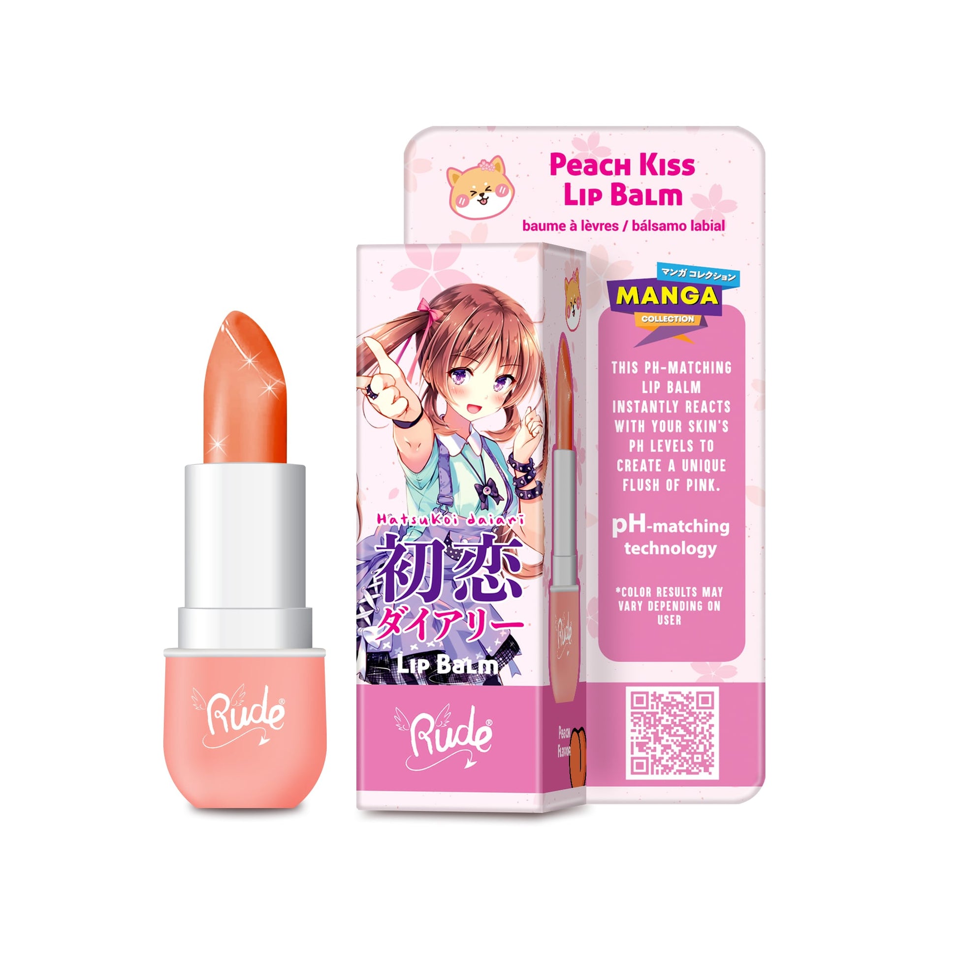 Manga Collection Lip Balm 3.5g Peach Kiss|3.5g