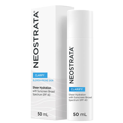 Clarify Sheer Hydration Sunscreen With Broad Spectrum SPF40 50ml 50ml