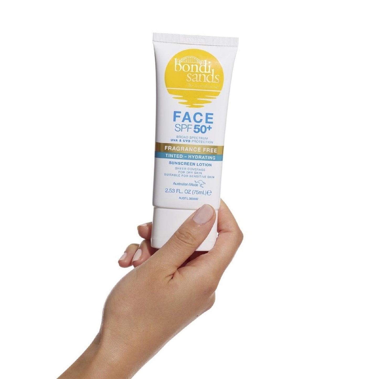 Fragrance Free Hydrating Tinted Face Fluid SPF 50+ 75ml 75ml