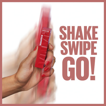 Super Stay Vinyl Ink Nudes Gloss Lipstick 120 Punchy