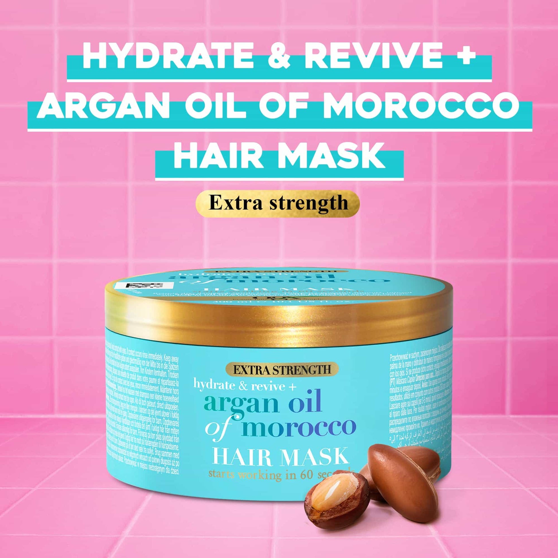 Hydrate & Revive+ Argan Oil Of Morocco Hair Mask 300ml 300ml