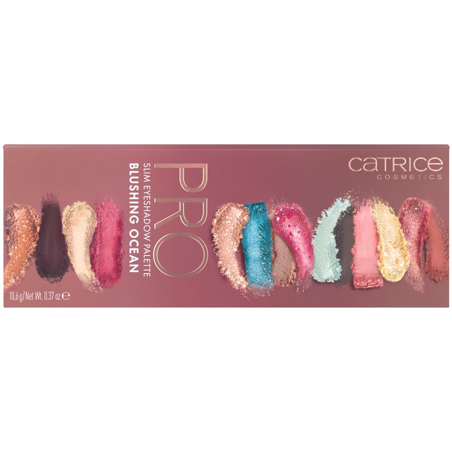 Pro Slim Eyeshadow Palette Blushing Ocean - 14 shades MesmerEYEzing Moments|10.6g