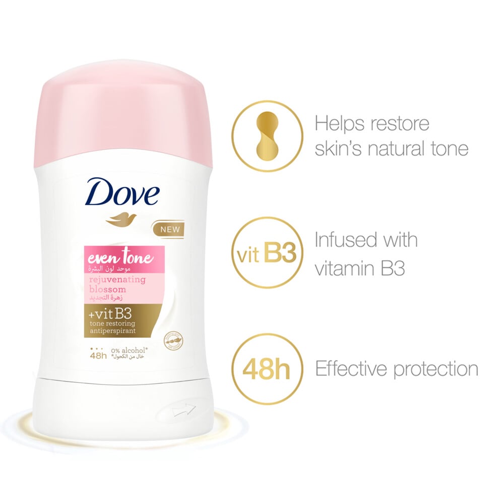Even Tone Antiperspirant Deodorant Stick Restoring Powder 40g 40g