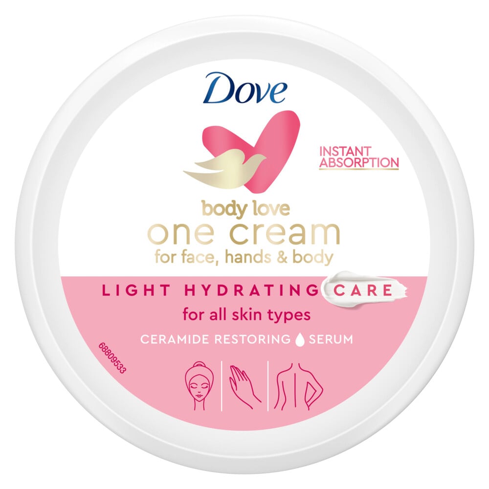 Body Love Light Hydrating Care Cream 24H 250ml 250ml