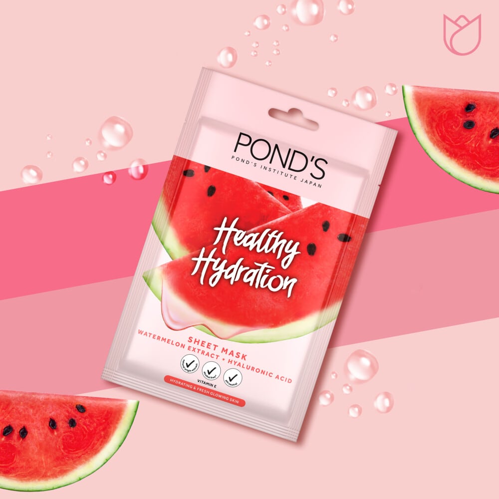 Healthy Hydration Watermelon Sheet Mask 1pc 25ml