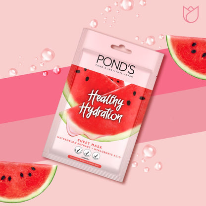 Healthy Hydration Watermelon Sheet Mask 1pc 25ml