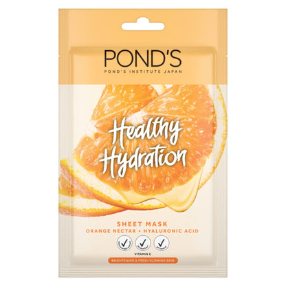 Healthy Hydration Orange Nectar Sheet Mask 1pc 25ml