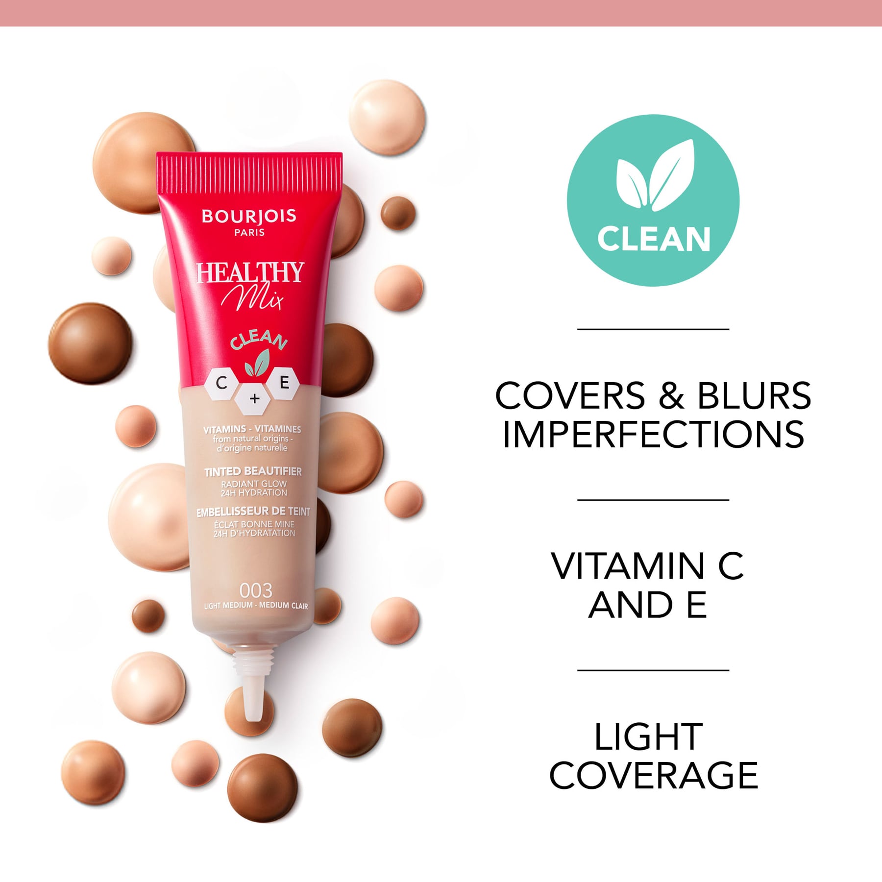 Healthy Mix Tinted Beautifier Light 002 30ml Light|3ml