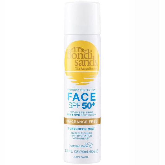Fragrance Free Sunscreen Face Mist SPF 50+ 79ml 79ml