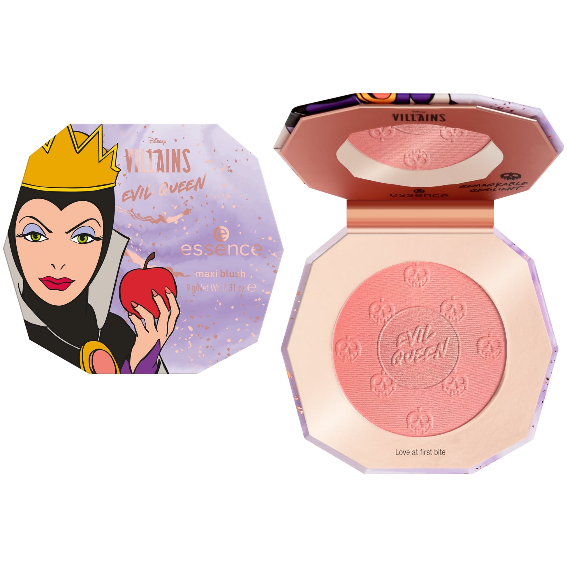 Disney Villains Evil Queen Maxi Blush 01 Love at first bite|9g