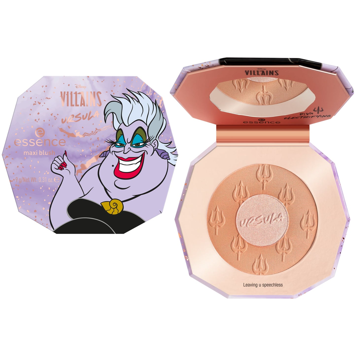 Disney Villains Ursula Maxi Blush 02 Leaving u speechless|9g