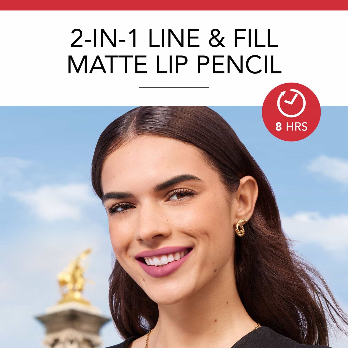 Velvet The Pencil Matte Finish Lipliner 1.8g Red Vintage|3g