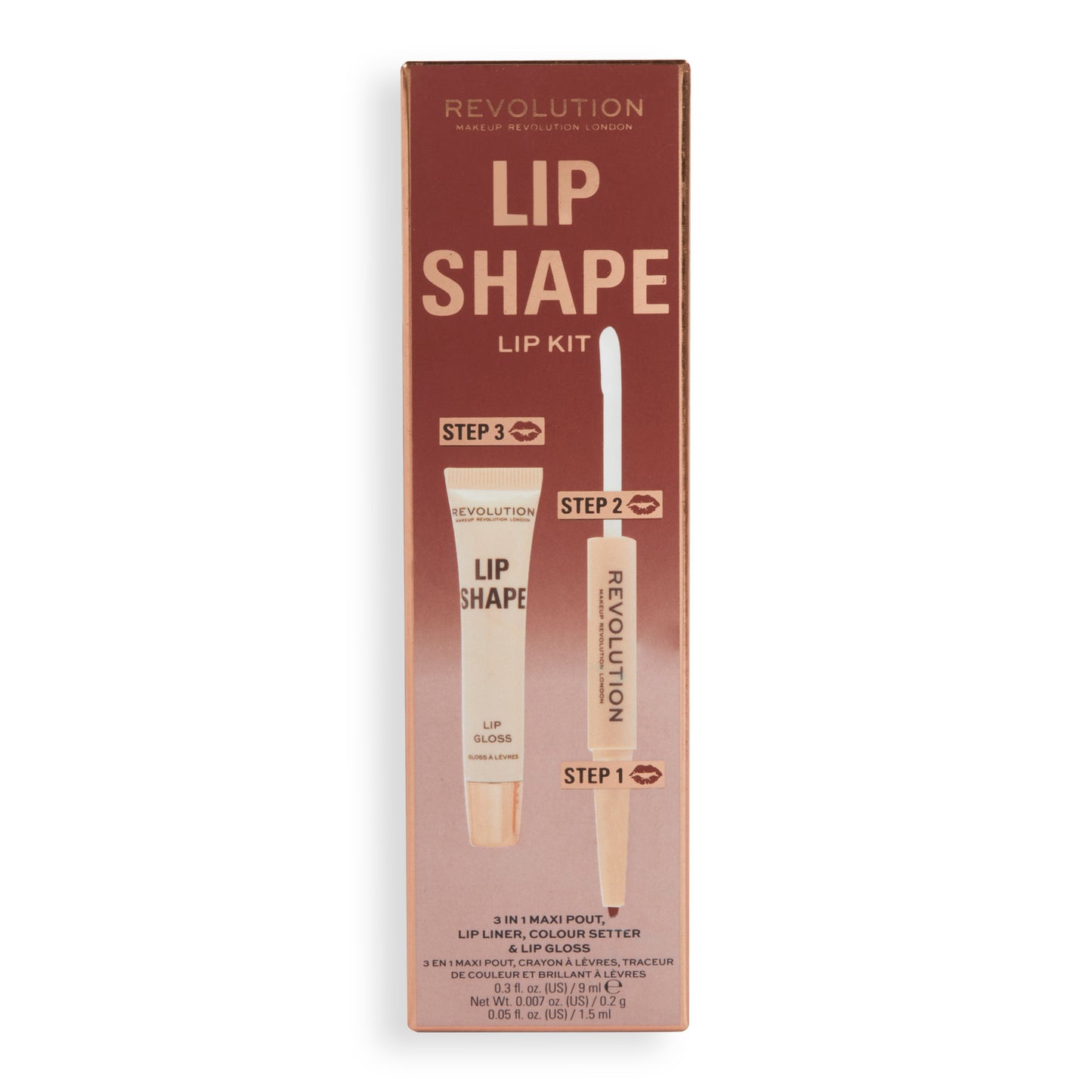 Lip Shape Kit Brown Nude