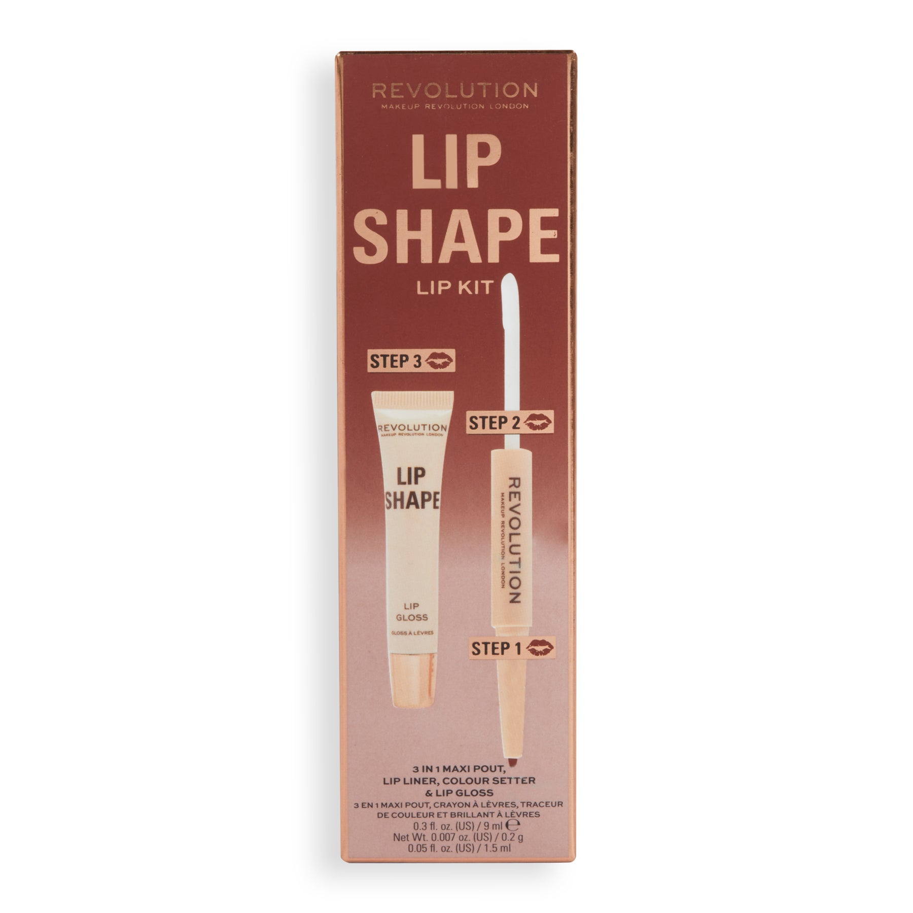 Lip Shape Kit Brown Nude