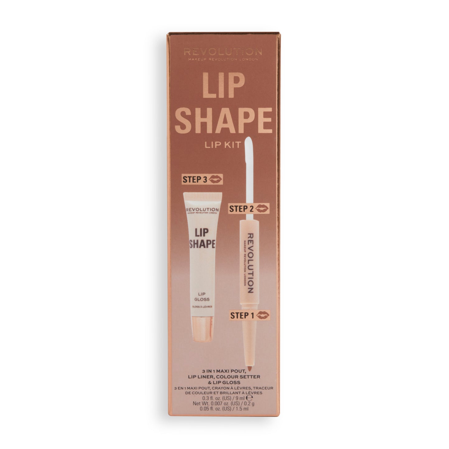 Lip Shape Kit Burgundy  Brown