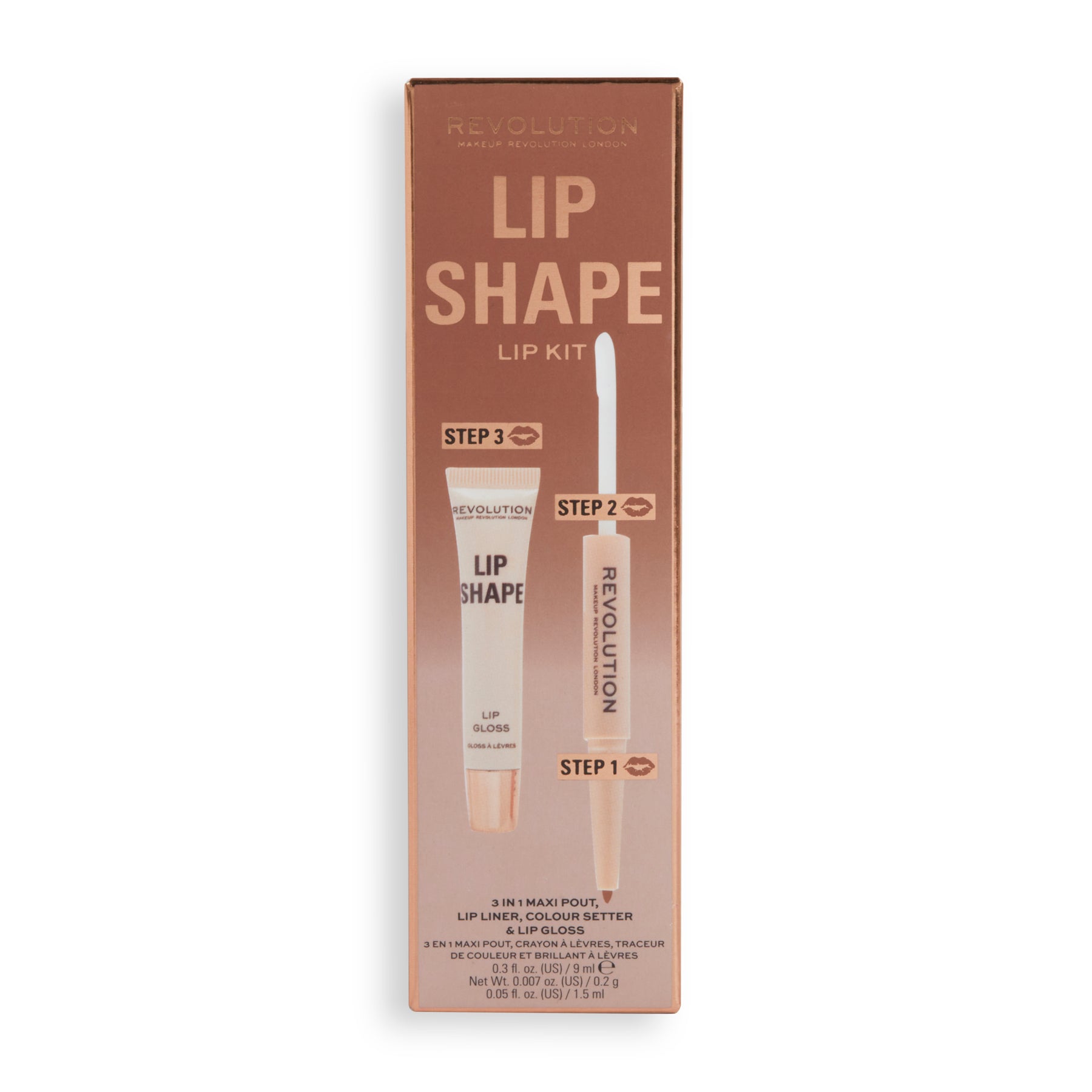 Lip Shape Kit Burgundy  Brown